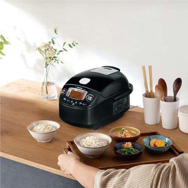 象印マホービン 炊飯器 3合 圧力IH式 極め炊き 黒まる厚釜 ブラック NP-RN05-BA 象印マホービン 炊飯器 3合 圧力IH式 極め炊き 黒まる厚釜 ブラック NP-RN05-BA