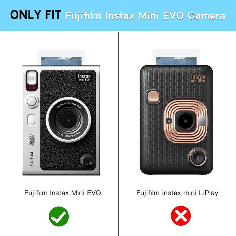 最大94%OFFクーポン Fintie For FUJIFILM 富士フイルム Instax Mini EVO インスタントカメラ専用ケース 保護カバー  クリア カメ インスタントカメラ
