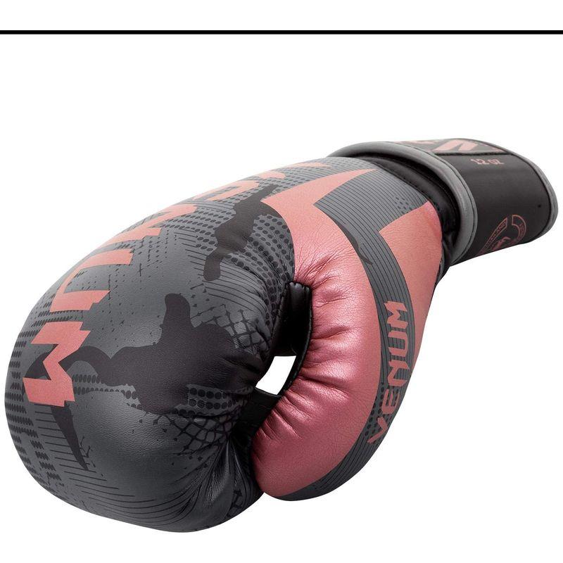 絶妙なデザイン Venum Elite ボクシンググローブ 14オンス ブラック ピンクゴールド ボクシング