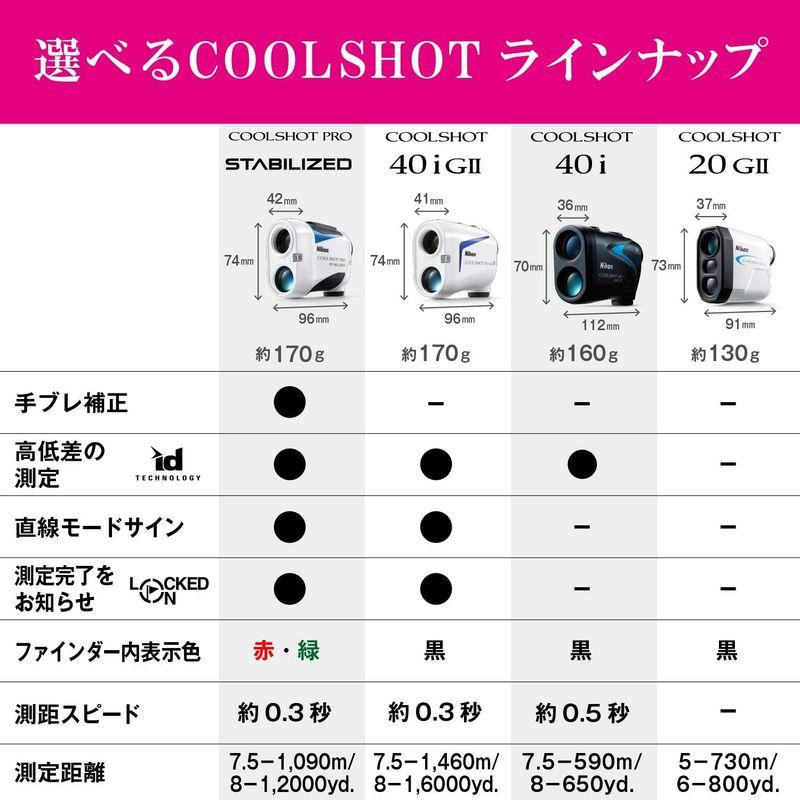 ええもんやNikon ゴルフ用レーザー距離計 COOLSHOT 40i LCS40I 高低差