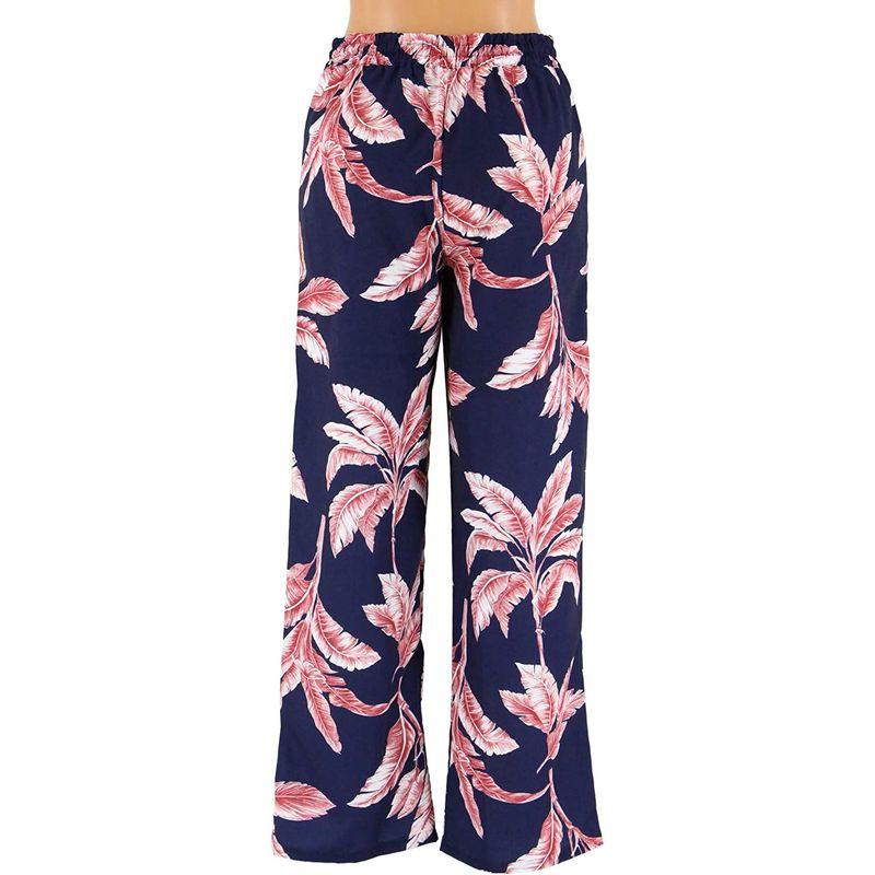 三愛水着楽園 水着 デシン ロングパンツ レディース KO‐ネイビー M 5cm 水着 デシン ロングパンツ レディース KO‐ネイビー