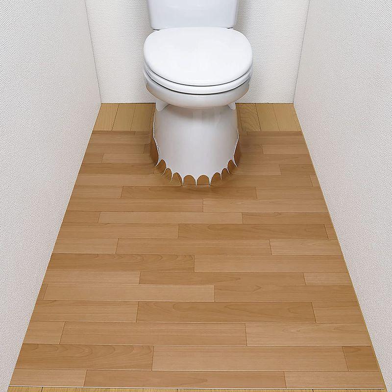 セットアップセットアップサンコー トイレマット 拭ける ずれない 床汚れ防止 フロアマット ジャンボ ロング ベージュ 木目調 85×125cm おくだけ吸着 日本 ダスター、クロス サンコー トイレマット ずれない 汚れが拭ける 撥水 ショート おくだけ吸着 大理石調 グレー 日本製 KO-37