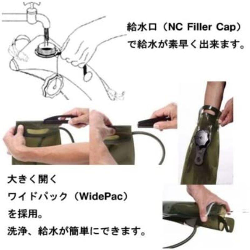 〔ソースバガボンド〕ハイドレーションパック タクティカル3L (オリーブドラブ（ブラックチューブ）) タクティカル3L オリーブドラブ ブラックチューブ