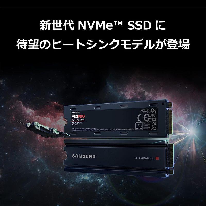 限定特価】【限定特価】日本サムスン Samsung 980 PRO ヒートシンクモデル 2TB PS5動作確認済み PCIe 4.0(最大転送速度  7,000MB 内蔵型SSD