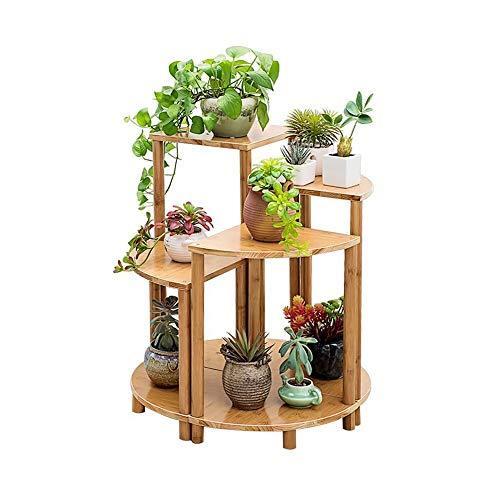屋外の植物棚フラワーディスプレイラック棚をスタンド A B09dttbrng 屋内 フラワースタンド ええもんやのフラワースタンド 4つの小品ウッド工場では 鉢 プランターラック 花瓶 花台 ええもんや