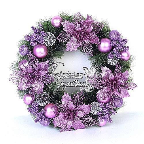 まとめ割り 通販 クリスマスガーランド クリスマスリース クリスマスデコレーション 40 Yahoo ショッピング Cm パープル A B09jz8nq9k ええもんや ネット直営店 Upliftingstar Com