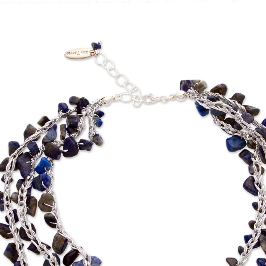 Novica Ocean 瞑想ラピスラズリとクリスタルジュエリーセット ガールズ 