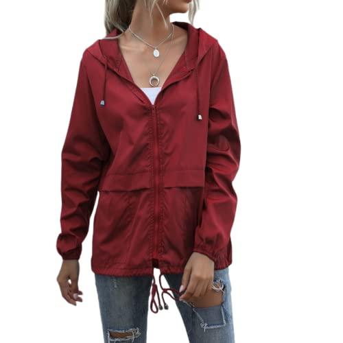 オンラインストア売れ済 Cdiecer Women´s Raincoats Lightweight Rain Jacket Waterproof Win 並行輸入品