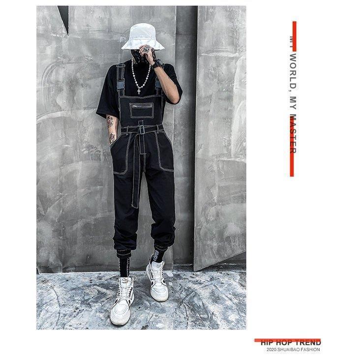 代引き手数料無料 春夏秋 おしゃれ ゆったり スウェットパンツ Hiphop ダンスパンツ スキニーデニムパンツ ジョーカーパンツ オーバーオール メンズ サロペット ゆったり ダンス スキニーデニムパンツ メンズ サロペット ボトムス パンツ Knowledge21 Com