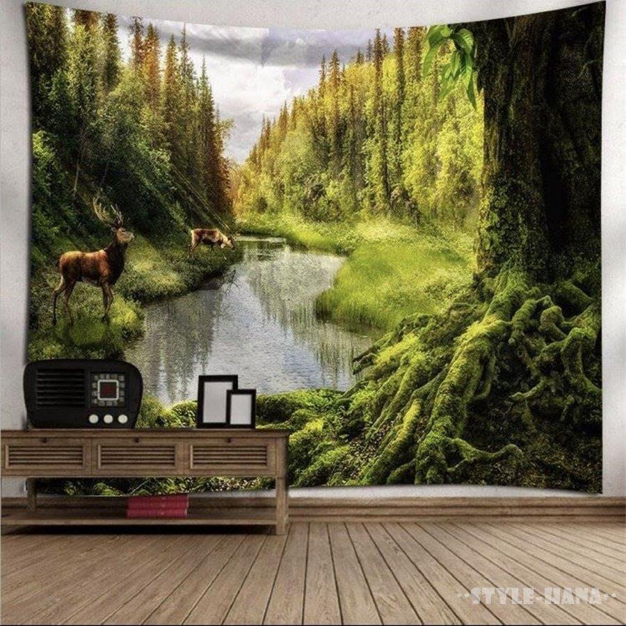 タペストリー おしゃれ 北欧 インテリア 壁掛け 絵 布 大判 背景布 ポスター 壁飾り お店 部屋 150cｍ 130cｍ Blgl Hsp E G 通販 Yahoo ショッピング