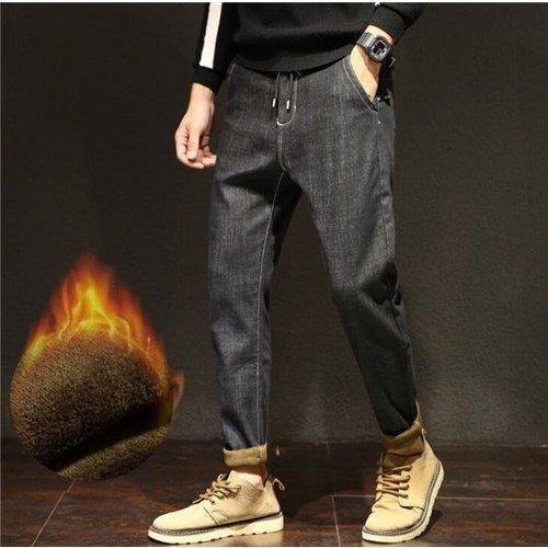 格安saleスタート メンズ ジーンズ 防寒 暖パン 裏起毛 ズボン 大きいサイズ スト メンズ ジーンズ 防寒 暖パン 裏起毛 ズボン 大きいサイズ ストレッチ デニムパンツ ストレートジーパン秋冬 ボトムス パンツ Savannah Osc Com