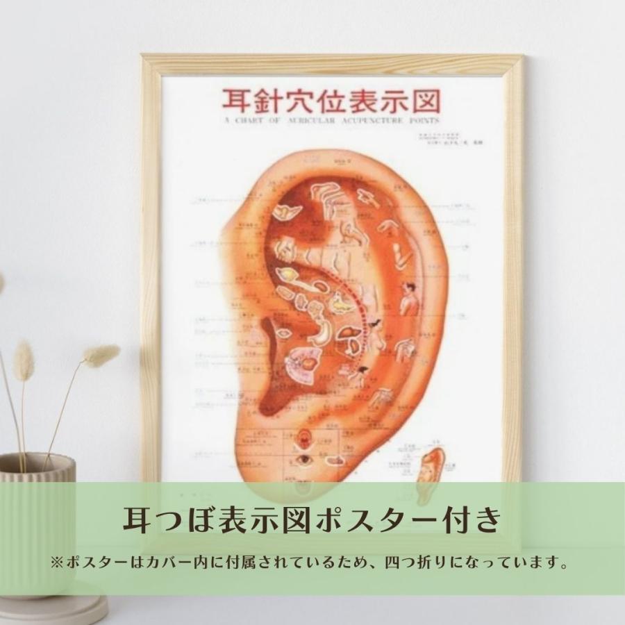 耳つぼポイントマスター 回転盤 耳針療法 早見表 耳つぼポスター付 耳