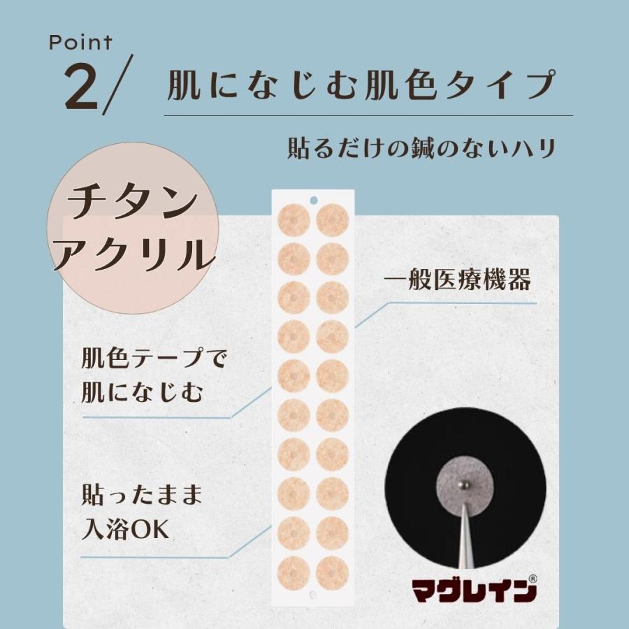 Beautear（ビューティア） マグレイン チタンビーズ アクリル絆 耳つぼ