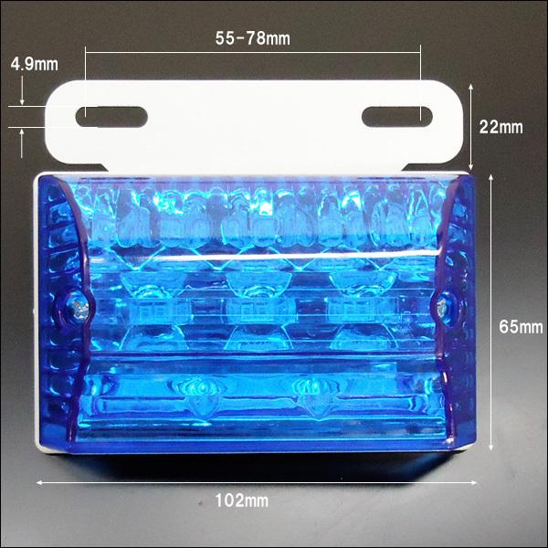 サイレンライト 赤 青 2個セット Amazon | X-STYLE サイドマーカー LED 6連 12V 24V 青 トラック