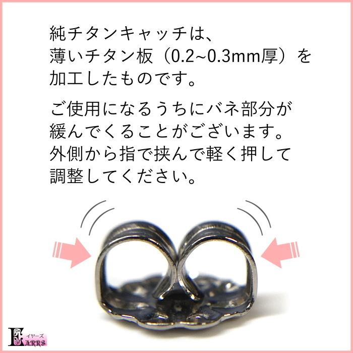 極太 純チタン ピアス 天然ダイヤモンド0.214ct セカンドピアス 0.107ct×2 極太 純チタン 214ct 5mm