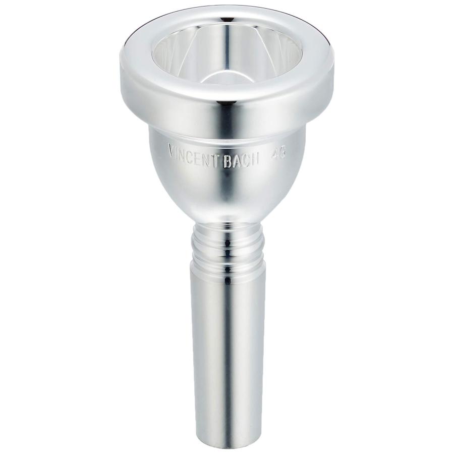 バック Bach トロンボーン マウスピース 4G 銀メッキ仕上げ (太管用