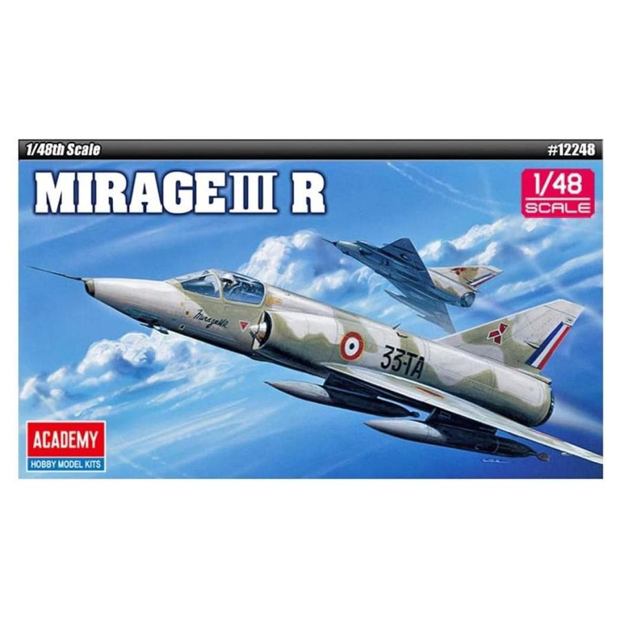 【未組立】1/48 他 ミラージュ 戦闘機 プラモデル 8点セット　まとめ売り アカデミー(Academy) 1/48 フランス空軍 ミラージュ3R プラモデル