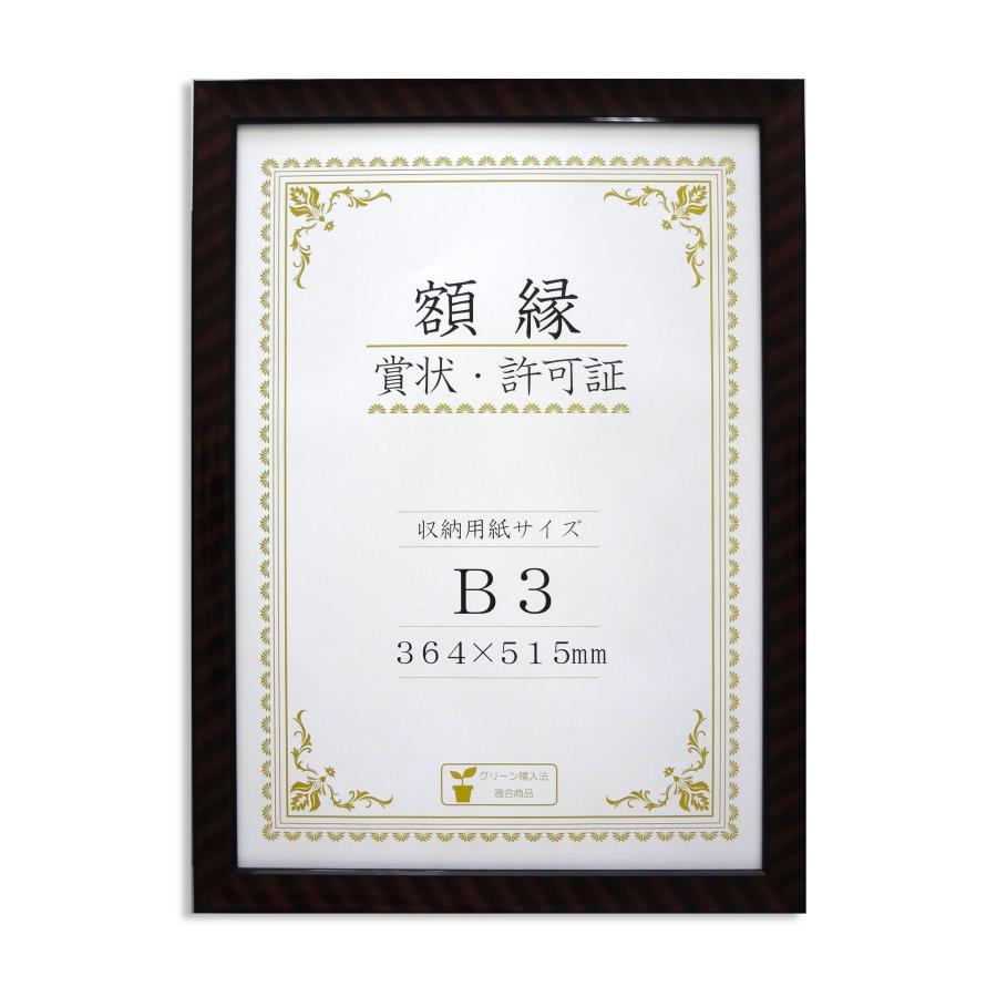 大仙 額縁 賞状額 金ラック R B3 樹脂製 箱入 J335B4400 : Earth