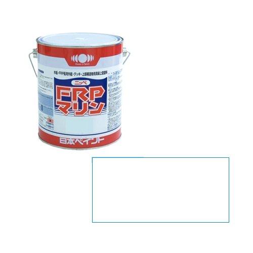 ニッペ ペンキ 塗料 FRPマリン 4kg ホワイト ラッカー つやなし 屋外 