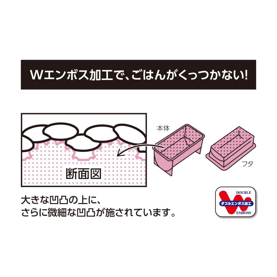 曙産業 寿司型 恵方巻き ピンク 日本製 巻き寿司が簡単に作れる ダブルエンボス加工でごはんがくっつかない すしらんど 恵方巻き型 CH-2013｜earth-c｜03