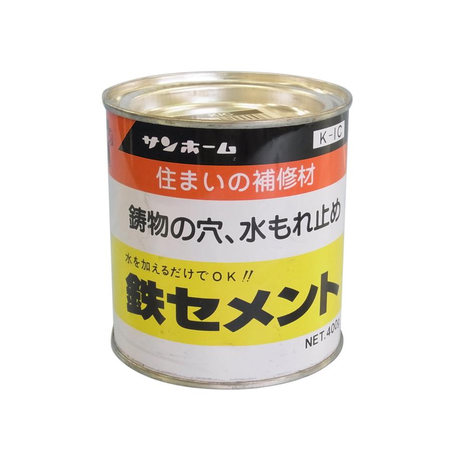 サンホーム工業 鉄セメント 灰色 400g | 