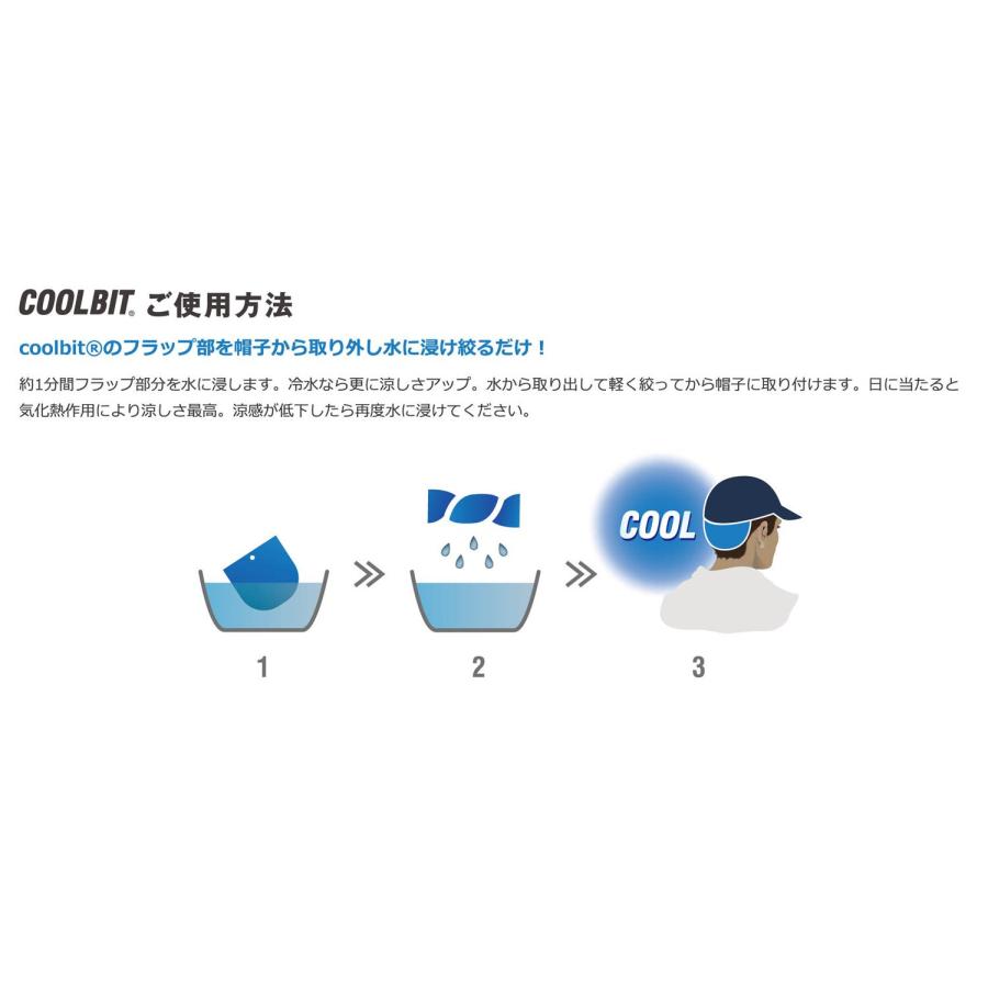 Coolbit(クールビット) UVカット クールキャップ (男女兼用) ブルー CBSPCP53｜earth-c｜04