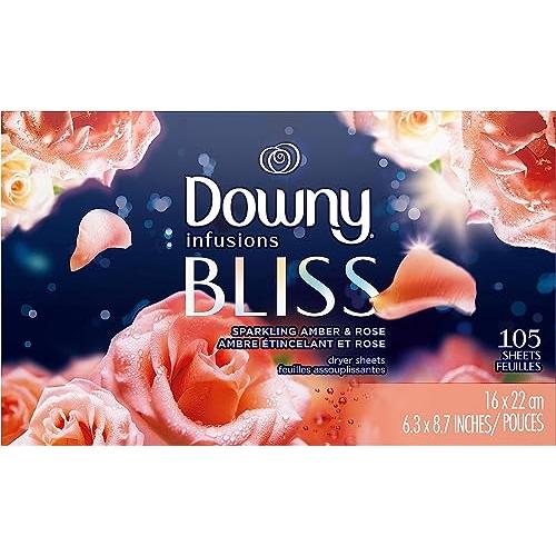 Downy ダウニー アンバーブロッサム シート 105シート（乾燥機用柔軟仕上シート） ggw725x Downy ダウニー アンバーブロッサム シート 105シート(乾燥機用柔軟