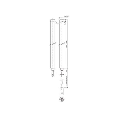 中西産業 上下窓 バランサー A=609.6mm REXCR3-24WB｜earth-c｜02