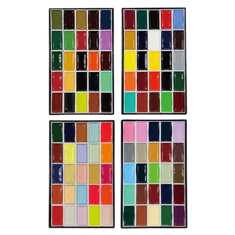 吉祥 日本画用絵具 角顔彩 上製 100色 : Earth Community - 通販