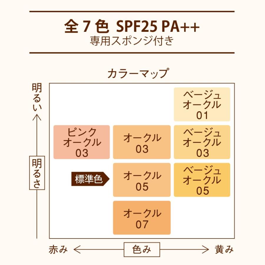 プリマヴィスタ きれいな素肌質感パウダーファンデーション ベージュオークル05 SPF25 PA++ 9g｜earth-c｜05