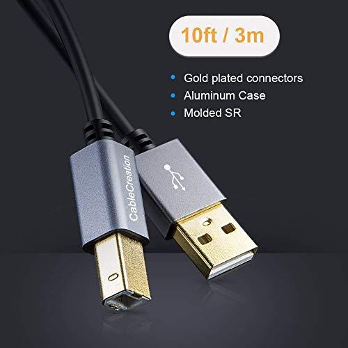 USBプリンターケーブル, CableCreation USB 2.0 A (オス) to Type B (オス) スキャナーケーブル HP、Cann｜earth-c｜07