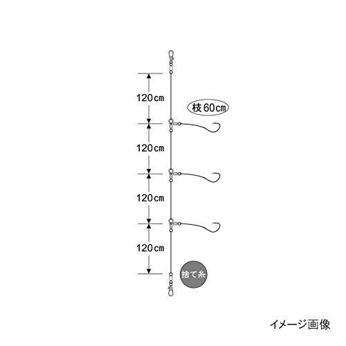 がまかつ(Gamakatsu) ライト中深場五目仕掛(3本)FD163#17-8.｜earth-c｜02