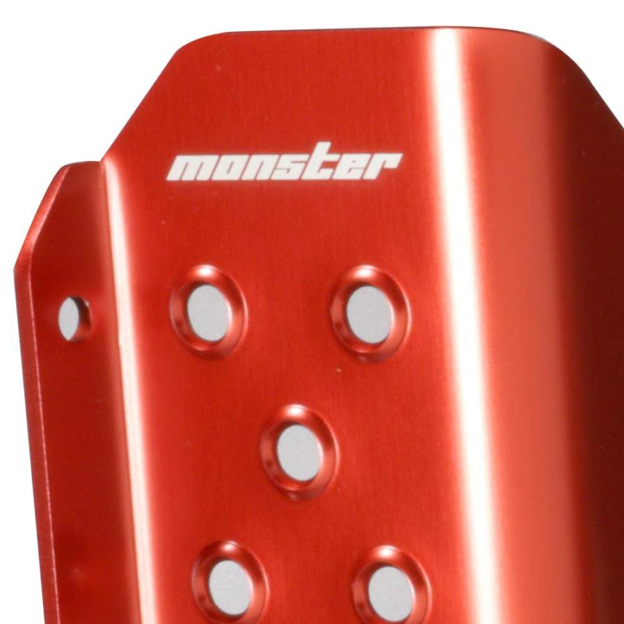 MONSTER SPORT スポーツフットレスト レッド ジムニー[JB64W/JB23W 