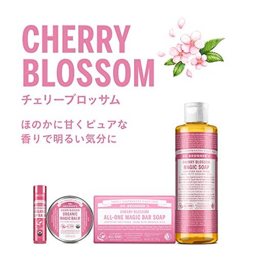 Dr.Bronner's(ドクターブロナー) マジックソープバー CH(チェリーブロッサム) オーガニック固形せっけん｜earth-c｜02