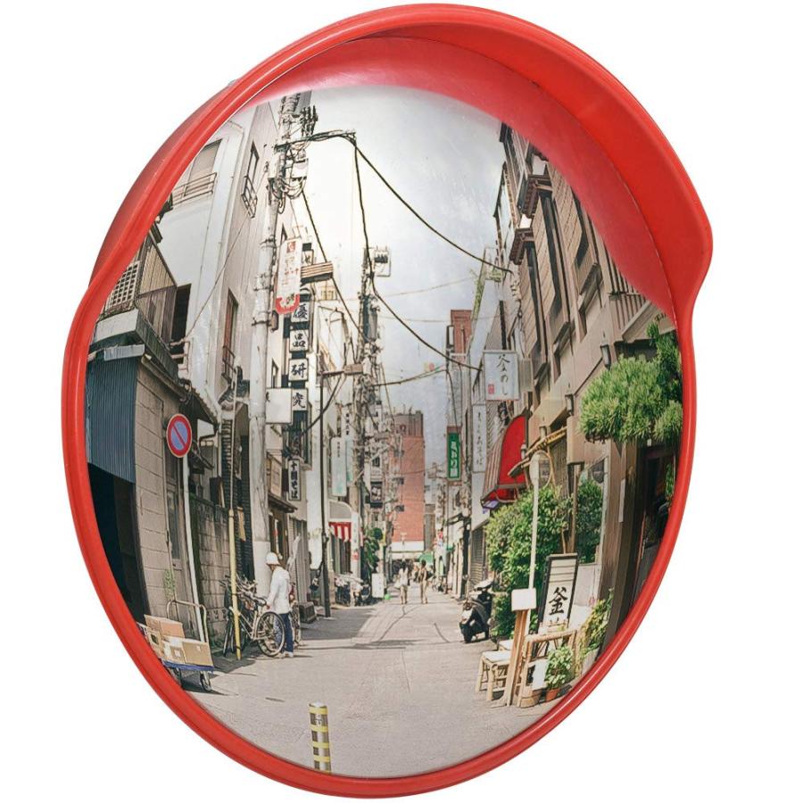 Cific カーブミラー 直径60cm/80cm ガレージ 道路 曲がり角 安全確保 (直径:80cm) : Earth Community ...
