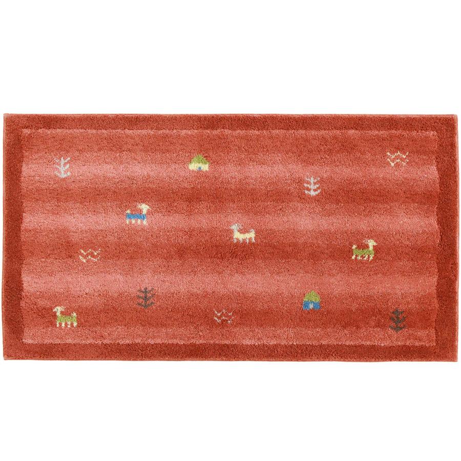 【在庫処分】オカ(OKA) 玄関マット オレンジ 約60cm×110cm 洗える オカ(OKA) 玄関マット オレンジ 約60cm×110cm 洗える コーナー吸着