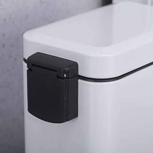 Smartbin 5L ステンレス製 スリム ゴミ箱 ダストボックス 四角形 蓋