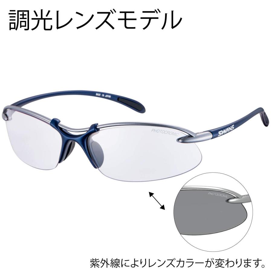 SWANS 調光レンズスポーツサングラス SWANS(スワンズ) スポーツ サングラス エアレスウェイブ 紫外線