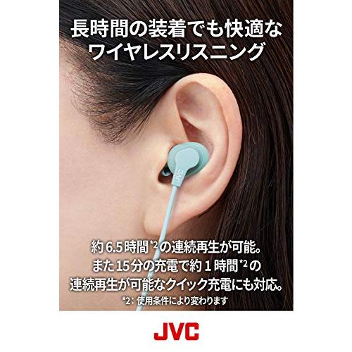 JVCケンウッド JVC HA-FX28W-Z Bluetooth対応ワイヤレスイヤホン 防滴仕様ミント｜earth-c｜05