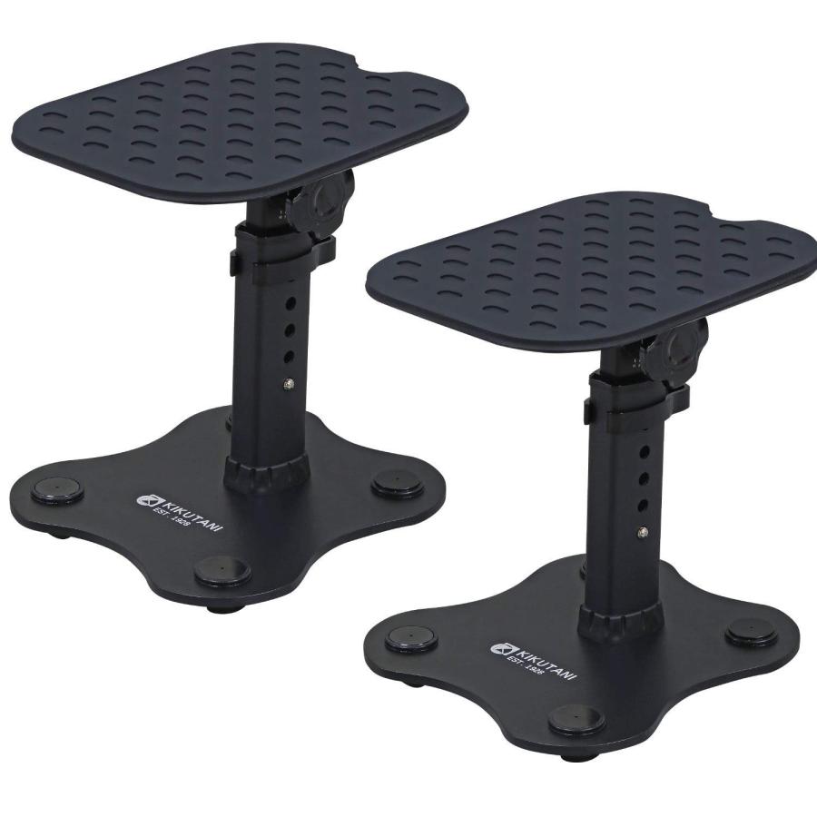 キクタニ モニタースピーカースタンド(ペア) 天板:220mm×180mm 高さ