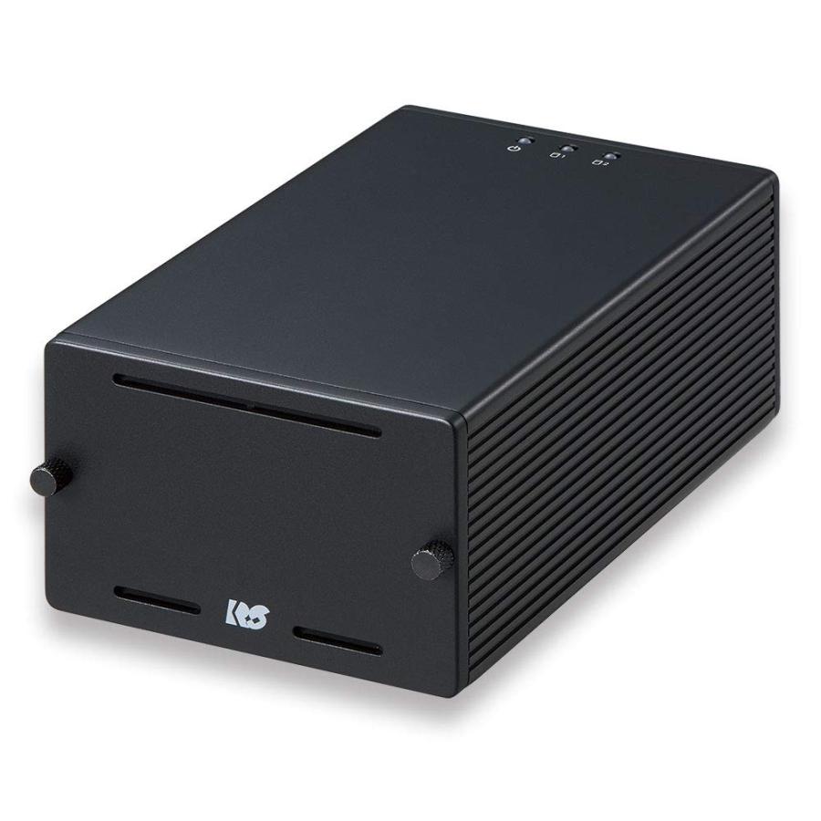 ラトックシステム USB3.2 Gen2 RAIDケース(2.5インチHDD/SSD 2台用
