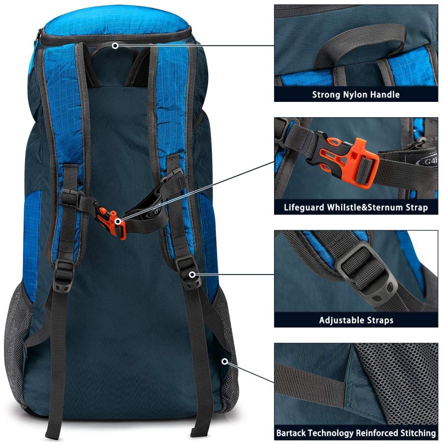 G4Free] 超軽量 折畳みバッグ 登山リュック 40l 大容量 防水