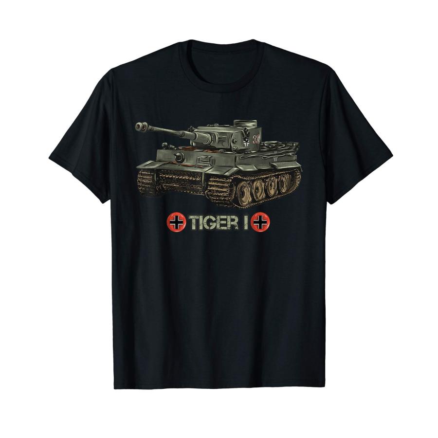 第二次世界大戦ドイツ戦車ティーガーI（1）記念品 Tシャツ : Earth
