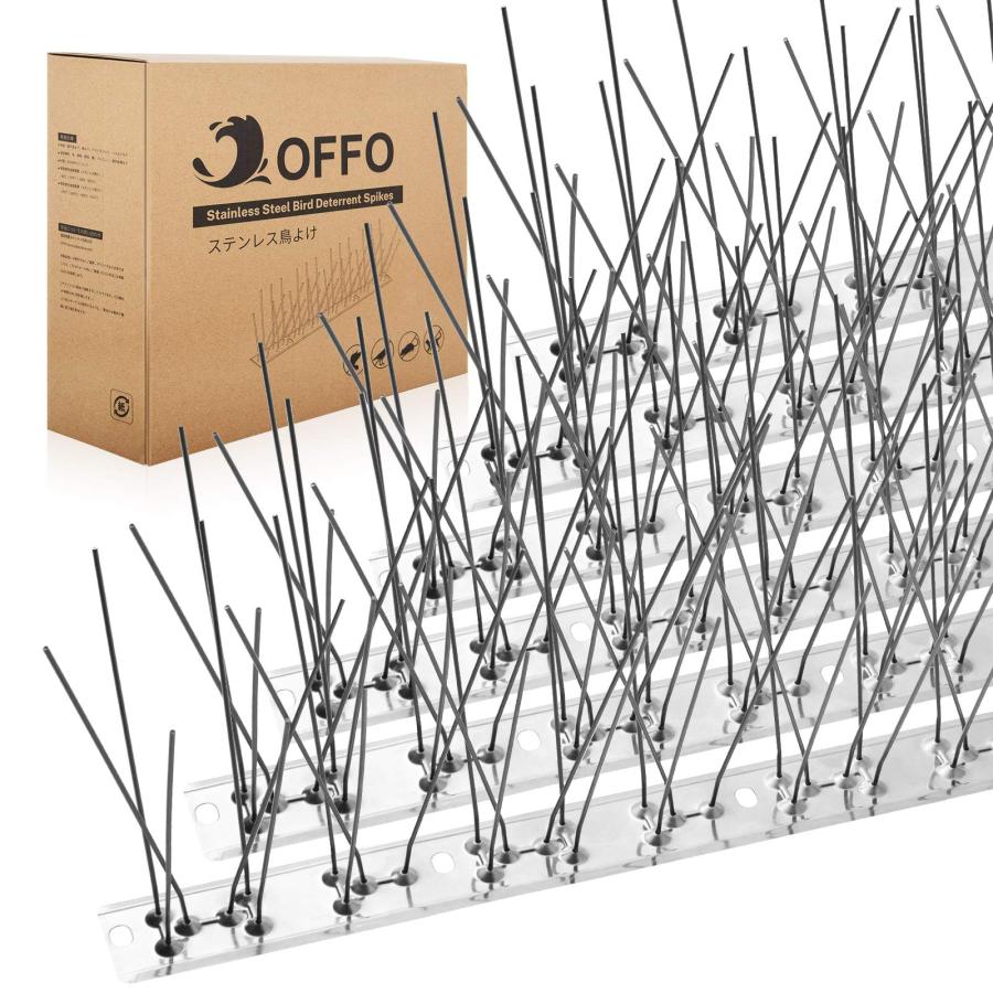 OFFO 鳥よけ 鳩よけは100%ステンレス製でアセンブリ済品です。34.5cm