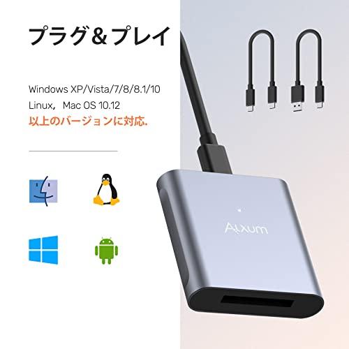 Alxum CFexpress Type B カードリーダー USB 3.2 Type C to CFexpress B メモリカードアダプタ 10G｜earth-c｜04