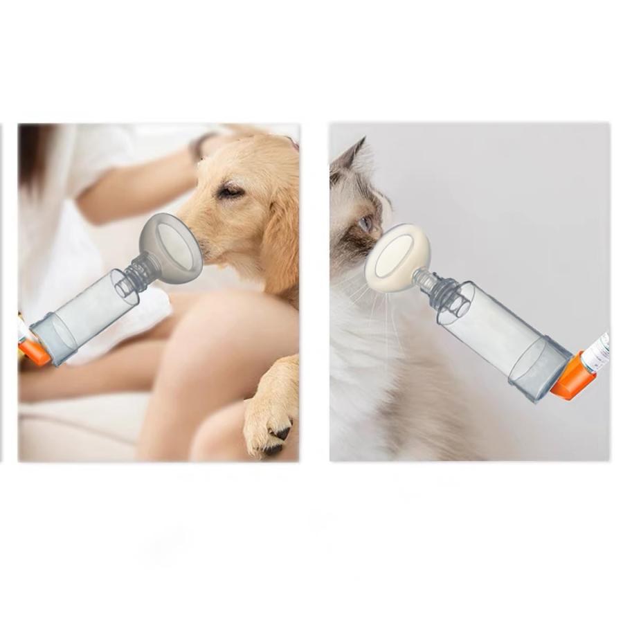 xieddd犬猫用エアロチャンバーは 喘息 喘鳴、咳な 吸入器 定量吸入器