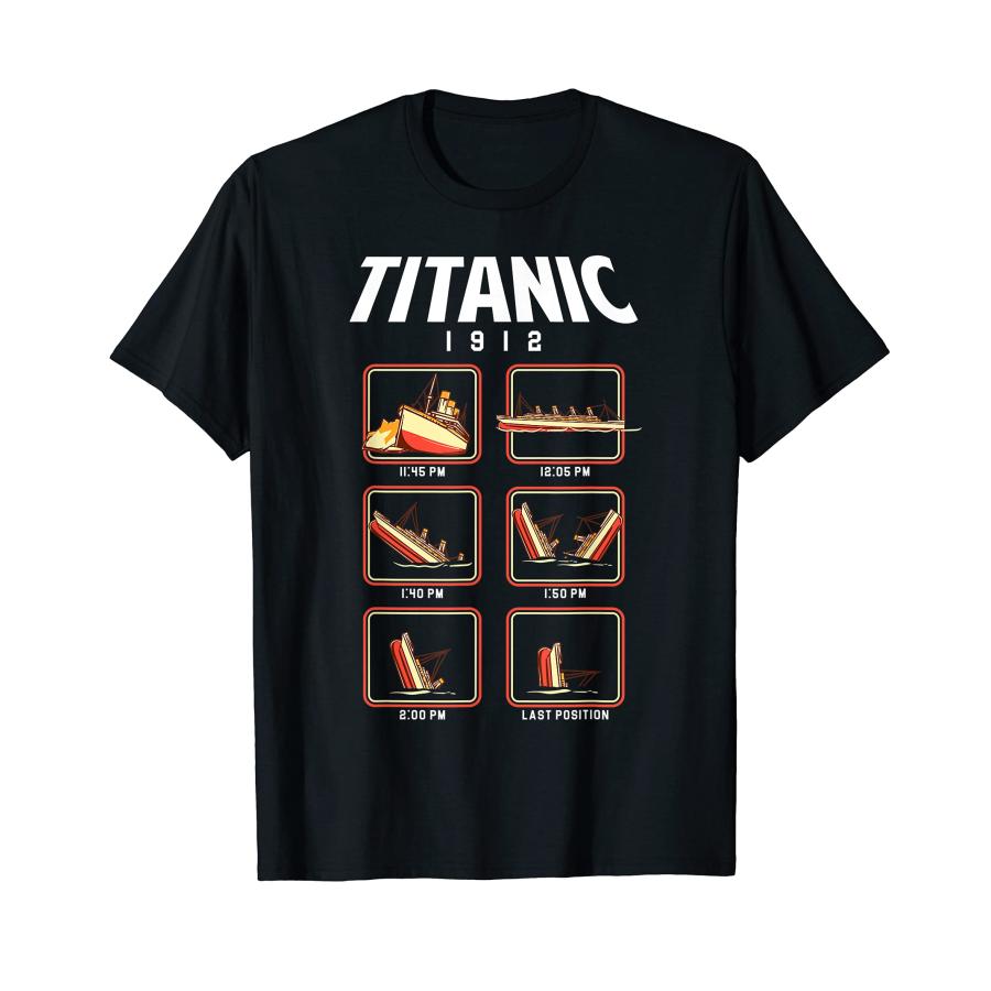 船1912クルーズのタイタニック号沈没段階 Tシャツ : Earth Community
