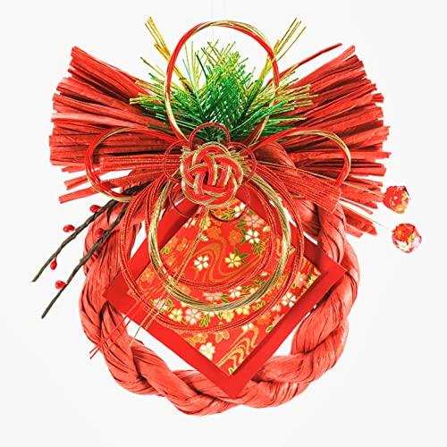 迎春 正月飾り しめ飾り 玄関飾り 和モダンお正月飾り 水引飾り 初穂