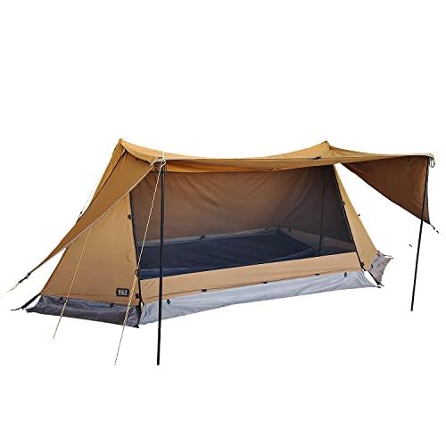 難燃TC素材パップテント 軍幕 テント ソロテント THF-340 販売終了】難燃TC素材採用パップテント インナーメッシュ付き