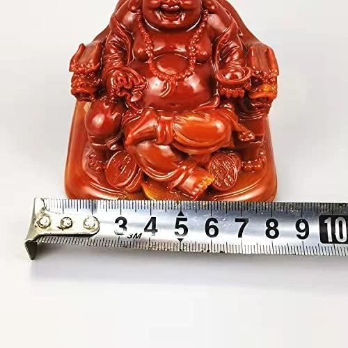 ミニ 七福神 布袋 様 天然石 寿山芙蓉石 布袋様の置物 仏像 金運